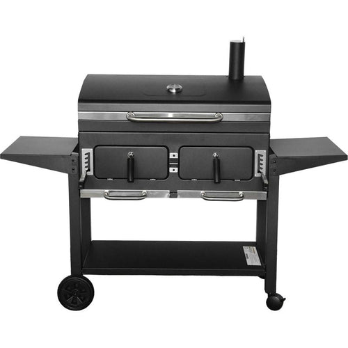 Barbecue Grill Charbon de Bois REVO Seville XL – Fumoir – Bac à Charbon Réglable